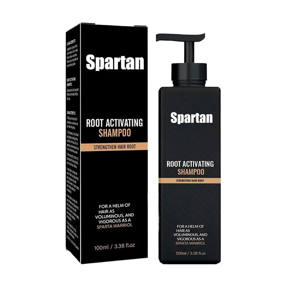 Spartan Root Activator Shampoo Nourishes Hair Roots Prevents Hair Loss And Solidifies Hair Regrowth Restore Softness Hair Care Halalzen