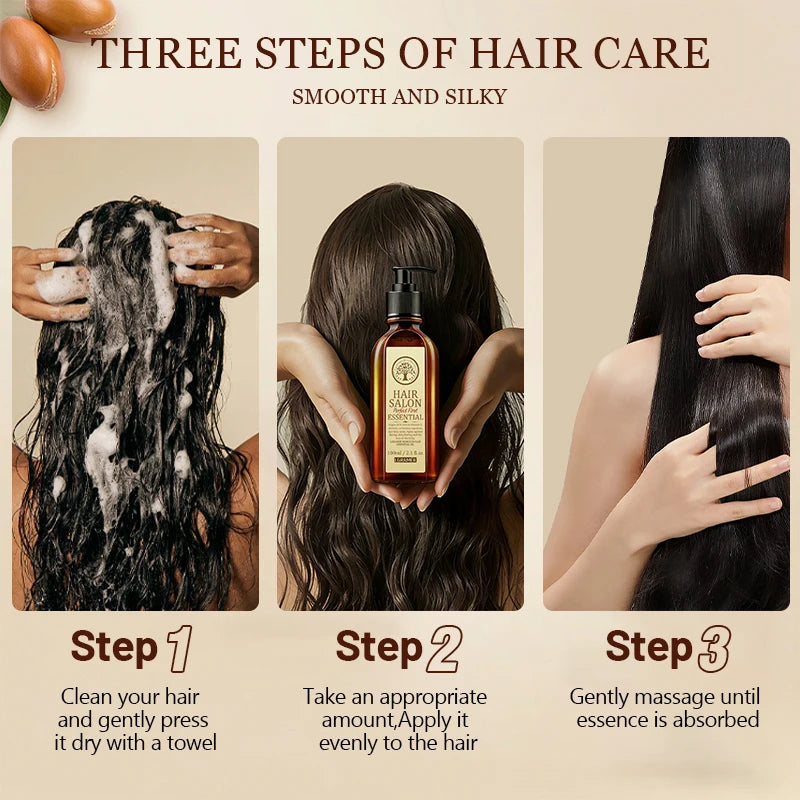 Moroccan Fruit Hair Oil Care Oil Rapidly Promotes Hair Growth Prevent Hair Loss Strengthens Hair Nourishes and Softens Hair Care