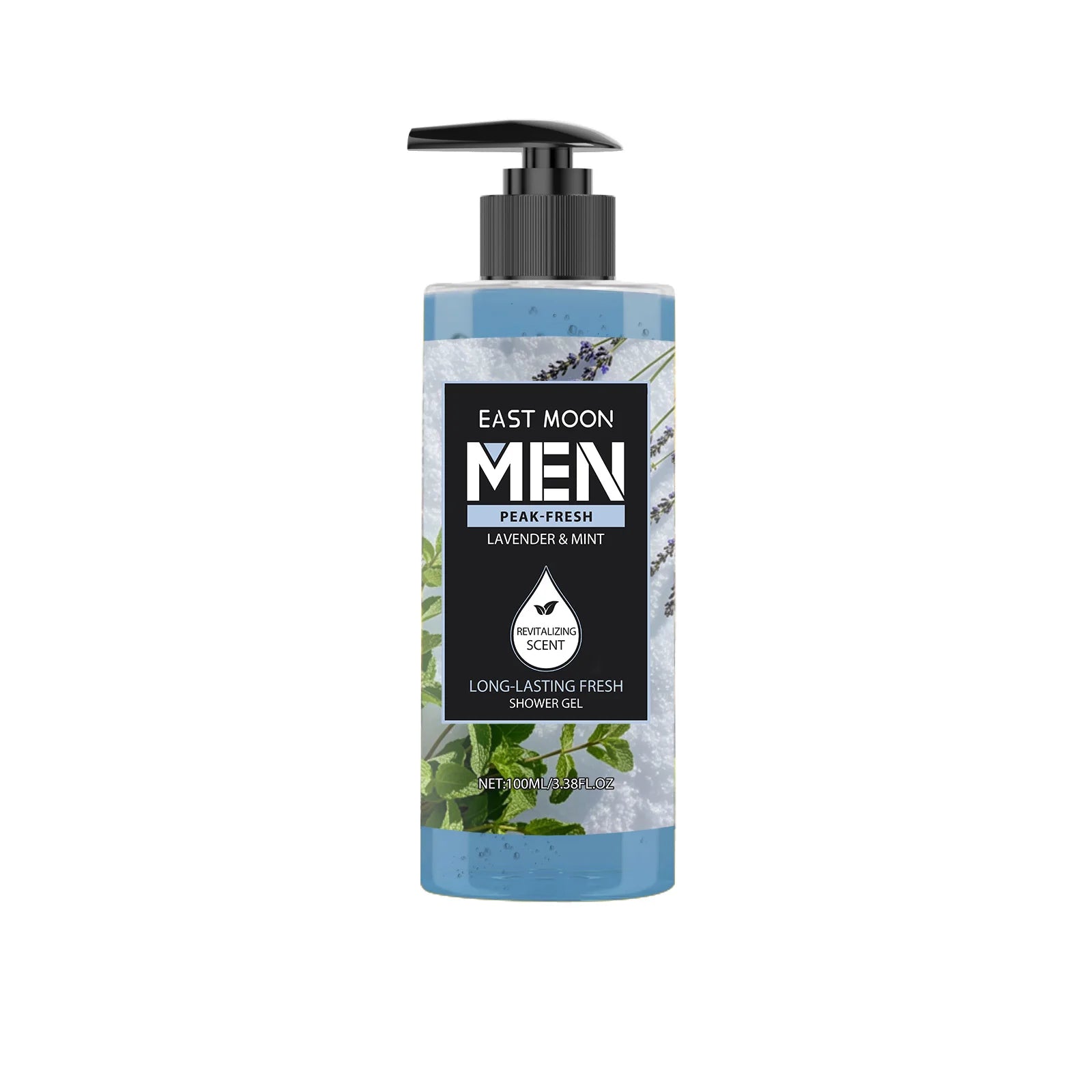 Men's Eucalyptus Coconut Body Wash Deep Cleansing Shower Gel Refreshing Scent Long Lasting Fragrance Oil Control 100ml Halalzen