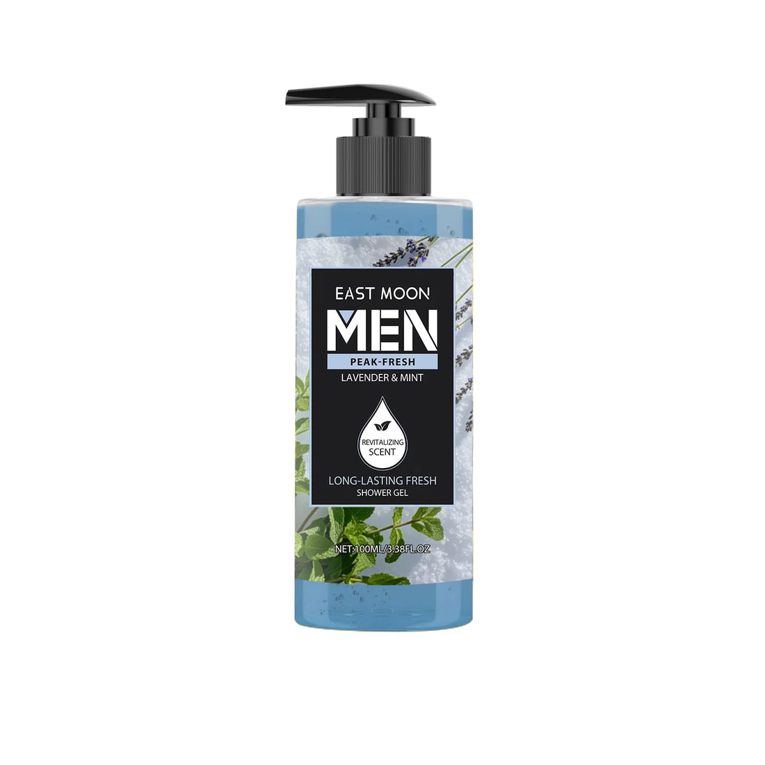 Men's Eucalyptus Coconut Body Wash Deep Cleansing Shower Gel Refreshing Scent Long Lasting Fragrance Oil Control 100ml Halalzen