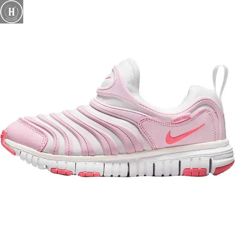 Nike genuine Dynamo Free children's caterpillar lightweight sports shoes 343738-100 HALALZEN