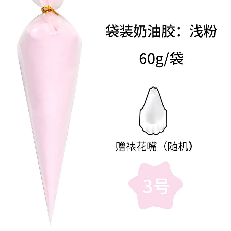 60g Imitation Cream Glue Charms Handmade Whipped Phone Case Decoden Shaker Jewelry Tools Tools Professional