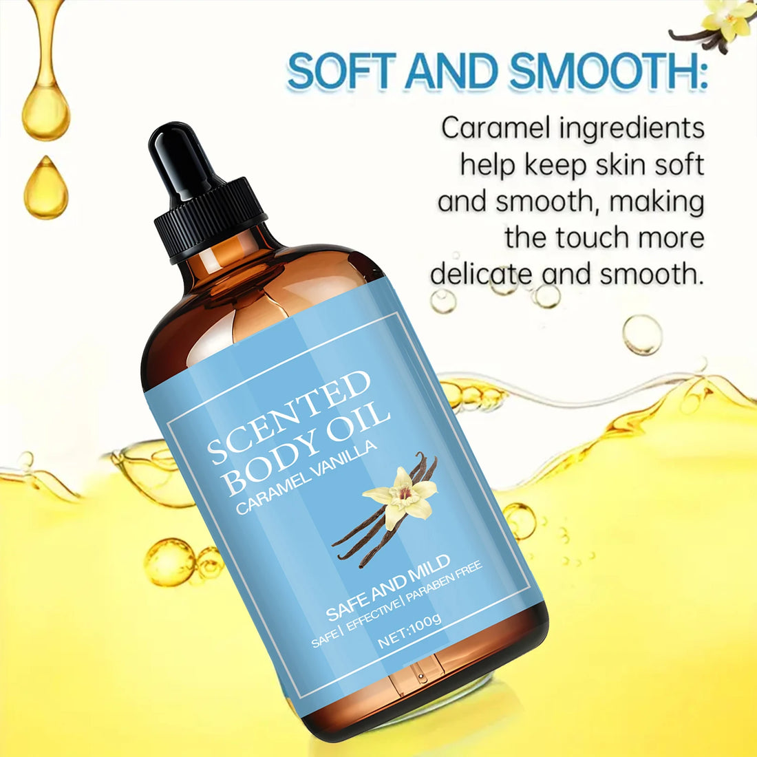 Fragrant Body Oil, Deeply Nourishing with Coconut Oil, Ascorbic Acid Strengthens the Barrier, and the Formula Is Made with Pure Plant Ingredients, Specifically Designed to Improve Dryness and Peeling Skin