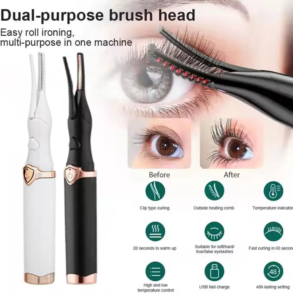 2026 HOT Electric Heated Eyelash Curler with 3 Temperature Modes Lash Lift Curler USB Rechargeable Beauty Tools yds