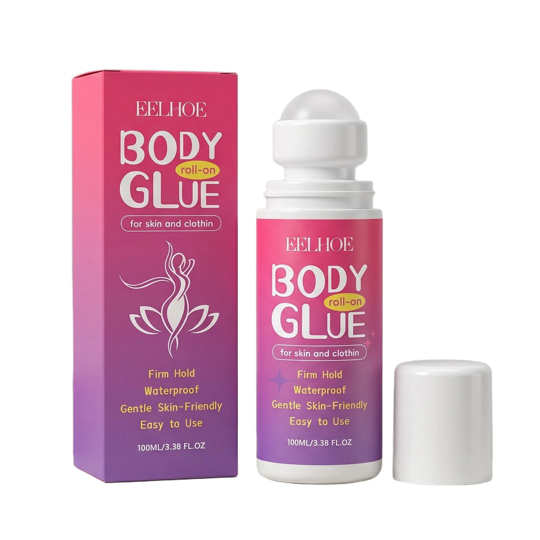 Body Roller Ball Glue, Gentle and Moisturizing, Smooth to Apply, Skin-Friendly and Comfortable, Refreshing on the Skin, Not Stic