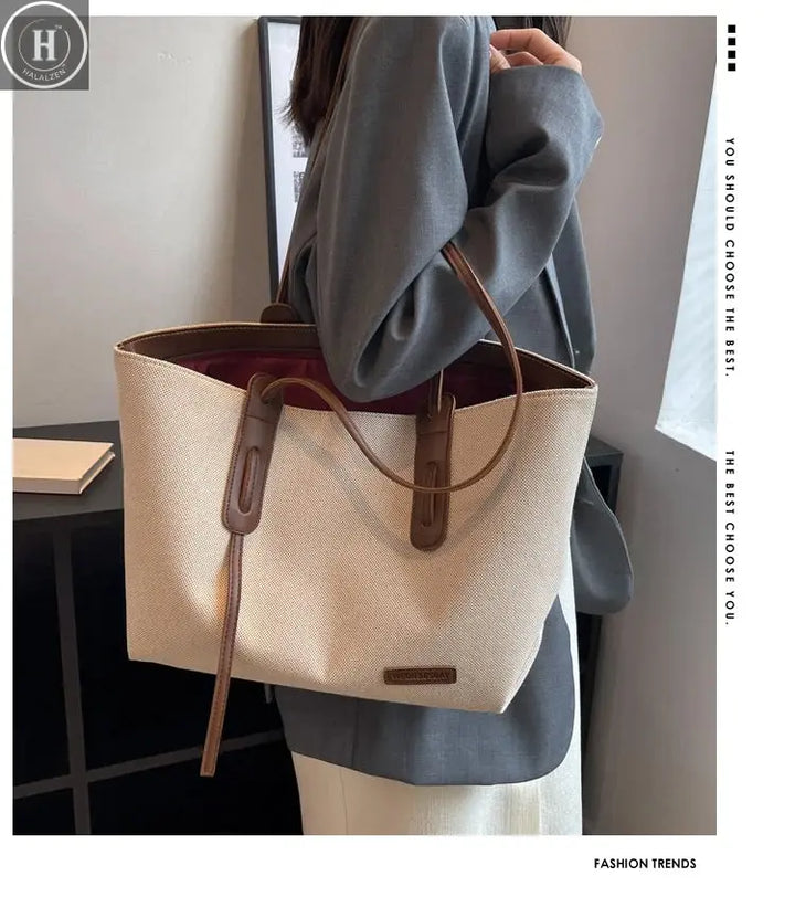 Women's casual large capacity shoulder bag HALALZEN