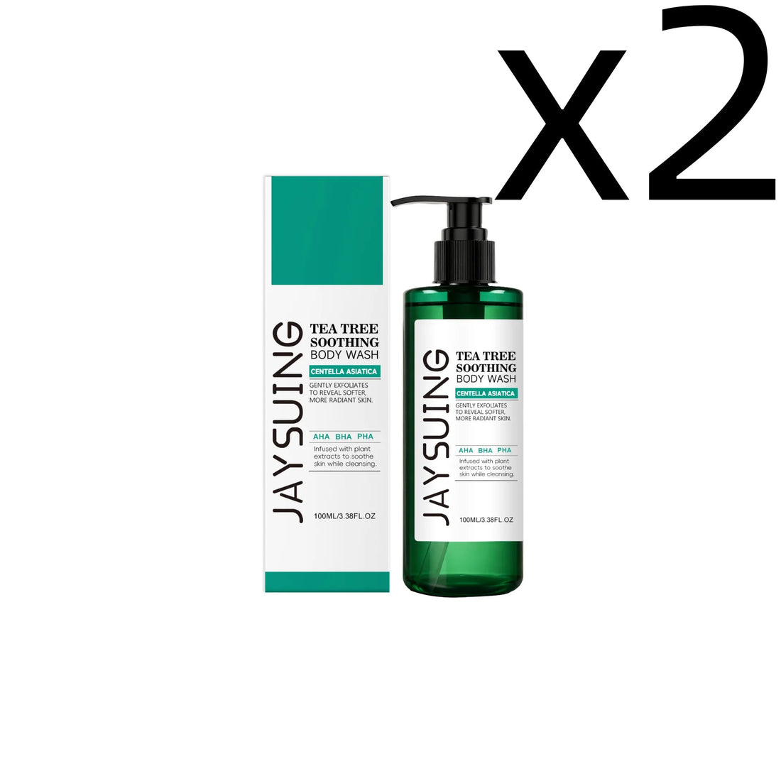 Centella Tea Tree Body Wash Deep Clean Refresh Cool Soothe Sensitive Nourish Calm Skin Discomfort Repair Skin Barrier Shower Gel Halalzen