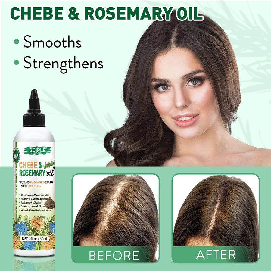 GOIPLE Chebe Butter,Hair Mask,Moisturizing & Nourishing Chebe & Rosemary Growth Oil Rose Curl Defining Cream Hair Curl Enhancer