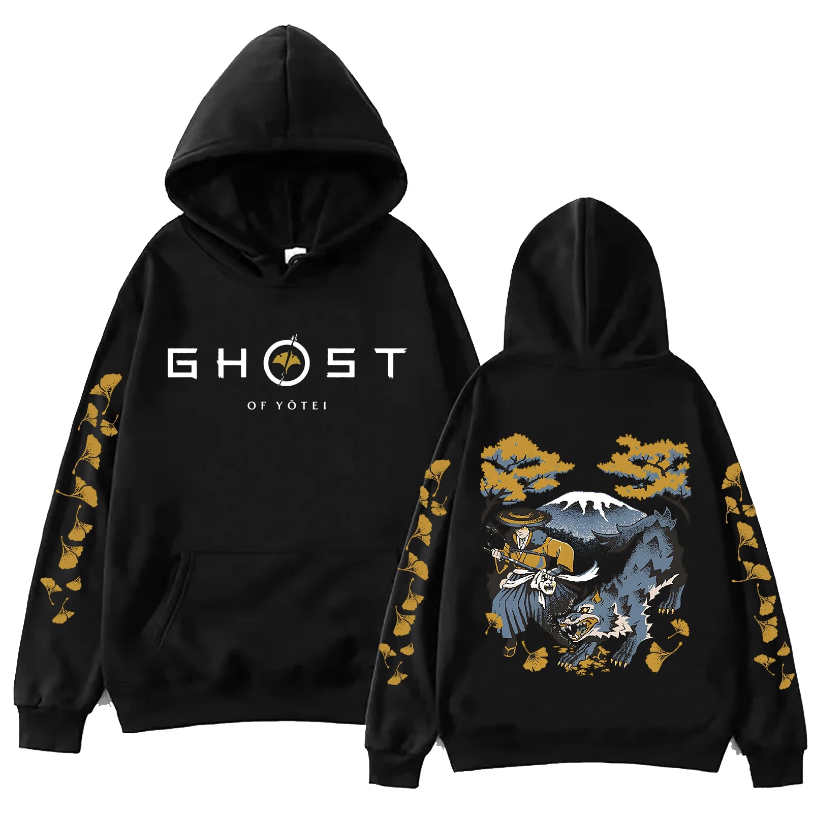 Ghost of Yotei 2025 Hoodie Men Women Harajuku Game Merch Pullover Tops Sweatshirt Gift