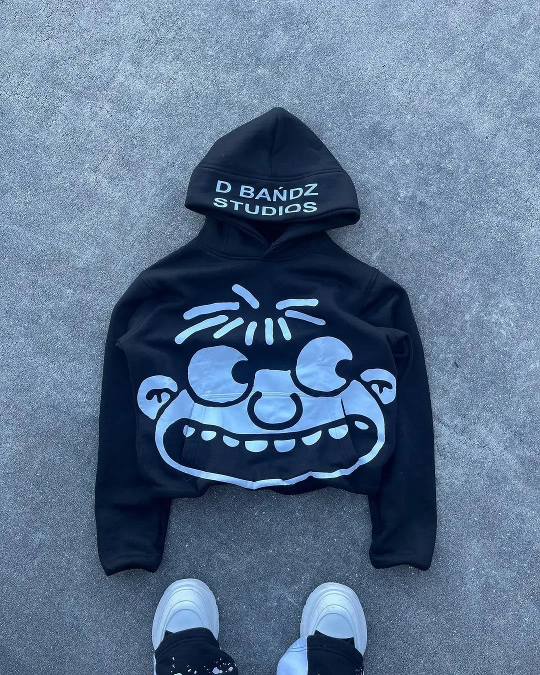 Art Meteor letter patch printed hooded sweatshirt trendy brand loose couple style oversize washed retro street jacket hoodie