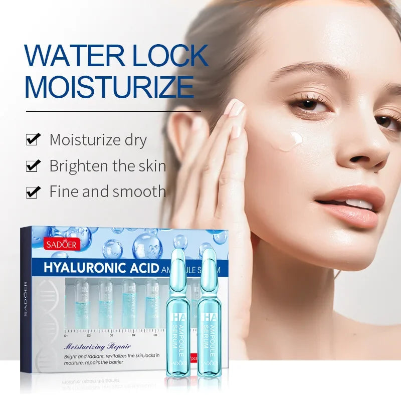 24K Gold Anti-Aging Face Serum Dark Spots Removal Hyaluronic Acid Pore Minimizer Whitening Wrinkle Remove Essence Skin Care