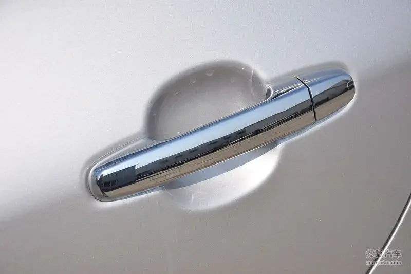 For Toyota VIOS 2002 - 2017 XP40 XP90 XP150 Belta Chrome Carbon Fiber Car Door Handle Cover Trim Car Styling Accessories