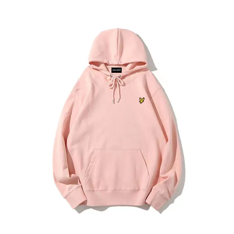 LYLE Cotton Sports Hoodie High quality Autumn Winter 2025 Eagle Logo Embroidery Daily Leisure Brand Sweatshirt for Men And Women