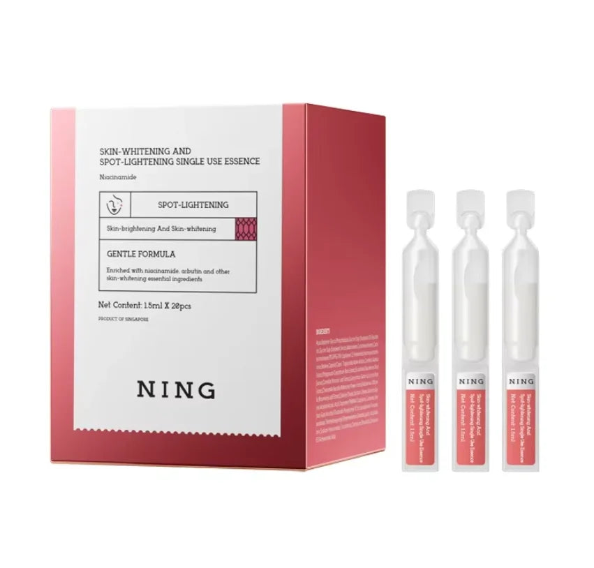 Face Ampoule Essence|Brightening,Anti-Wrinkle, Anti-Acne with Niacinamide, Salicylic Acid & Peptides for Even Tone & Skin Repair