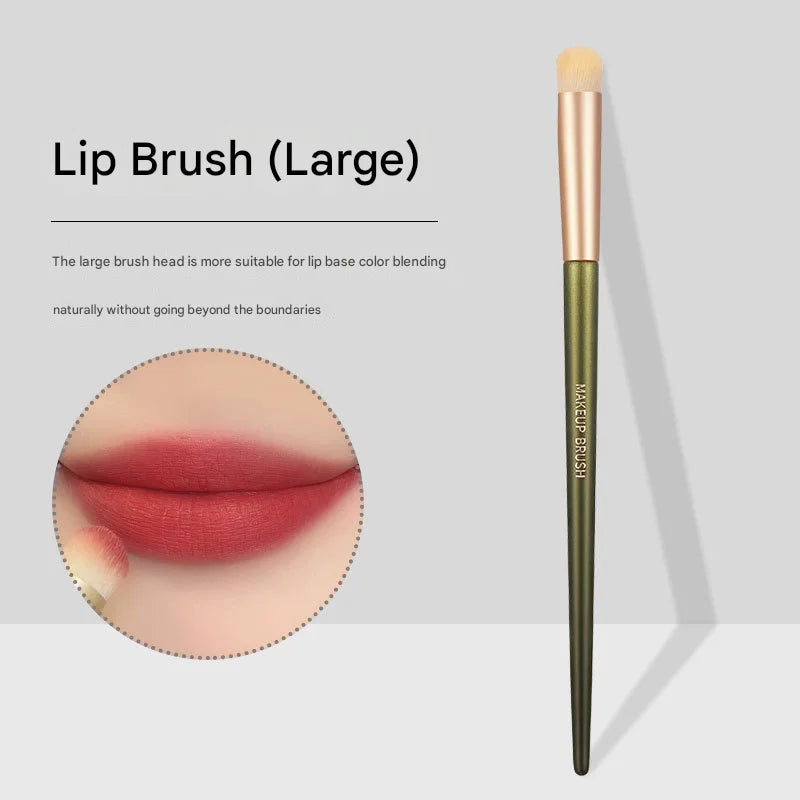 GECOMO Round Head Lip Brush Lipstick Coloring Smudge Brush Concealer Brush Lip Makeup Brush Multi-function Beauty Tool Halalzen