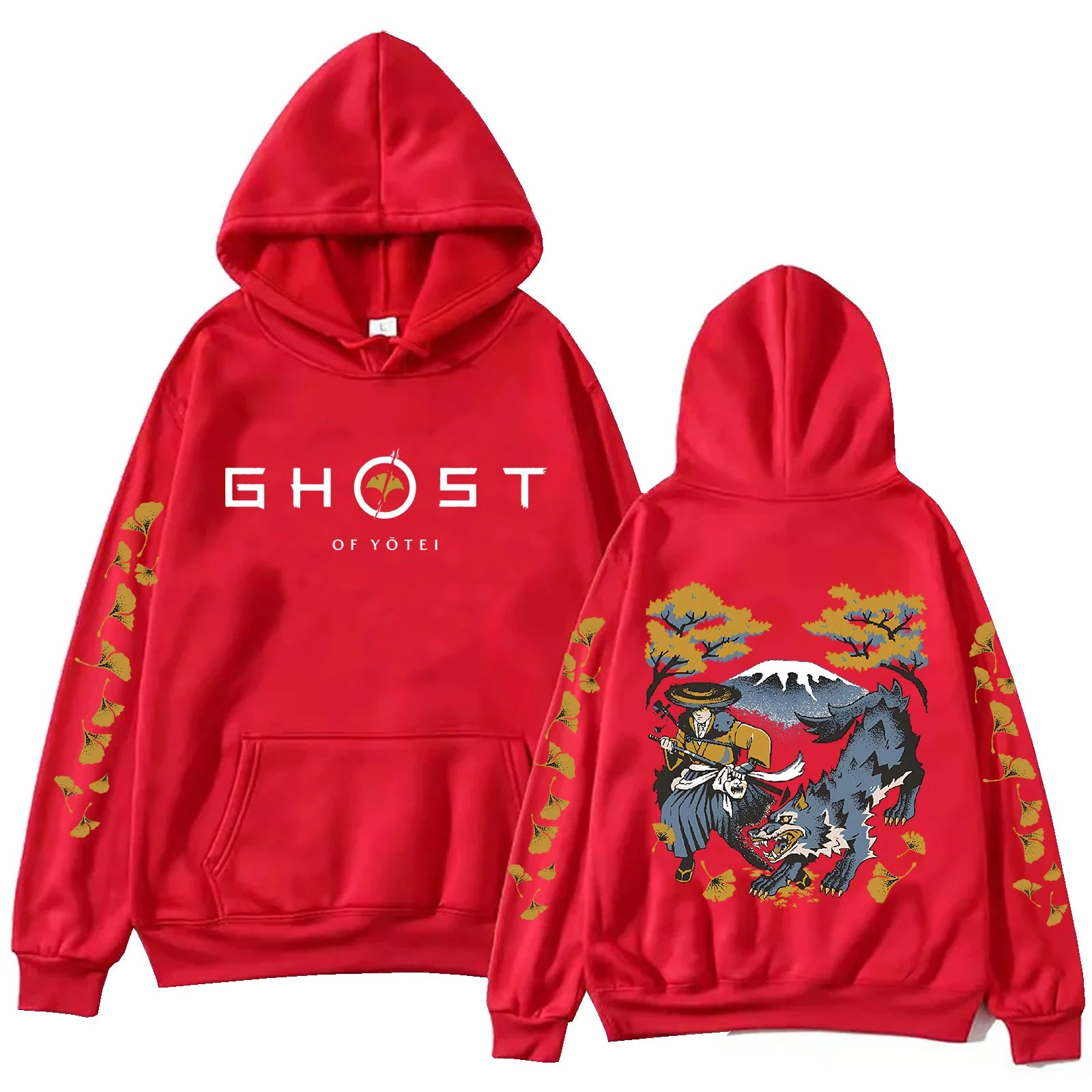 Ghost of Yotei 2025 Hoodie Men Women Harajuku Game Merch Pullover Tops Sweatshirt Gift