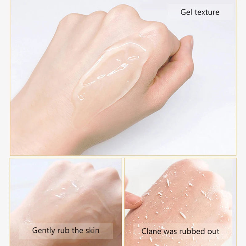 Lemon Face Wash Facial Cleanser Face Exfoliating Gel Moisturizing Remove Dead Skin Blackhead Exfoliator Facial Scrub Skin Care Halalzen