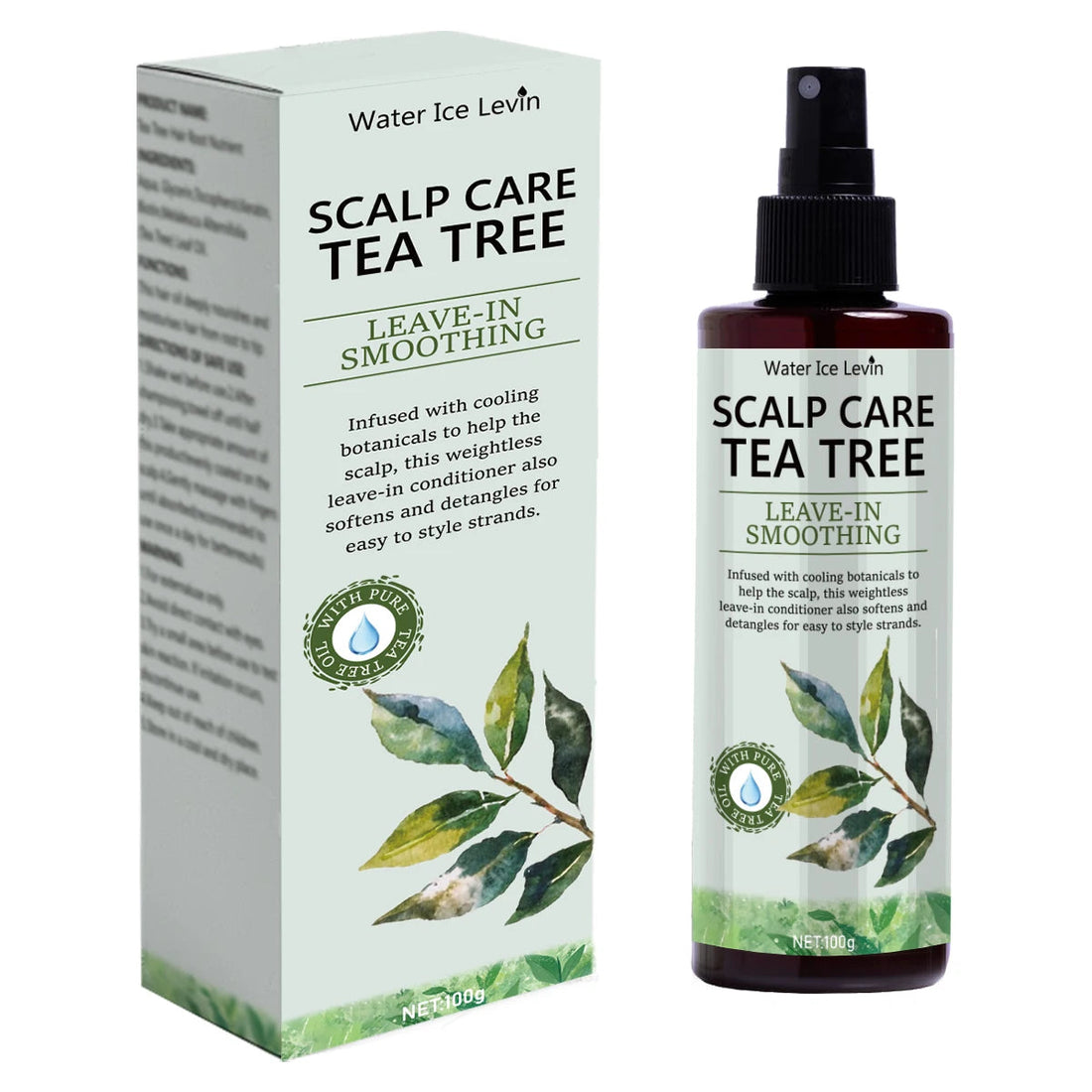 Tea Tree Essential Oil, Deeply Moisturizes Dry and Frizzy Hair, Suitable for Facial, Body, Light Beige Care and Nails, Ideal Choice for All Seasons Halalzen