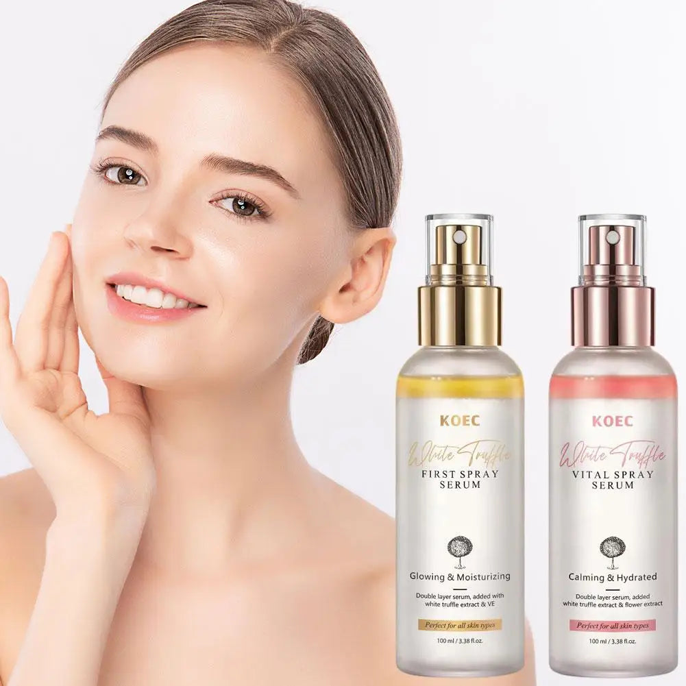 Korean KOEC White Truffle Extract\Vitamin E Facial Serum Spray White Truffle First Spray Serum Antioxidant Glowing Facial Serum