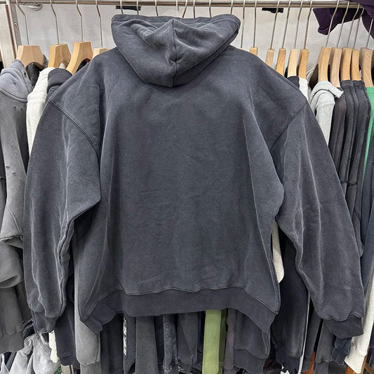 High Quality Saint Winter Cotton SMOKERS FANTASY Letter Printed Washed Vintage Casual Hoodies Men