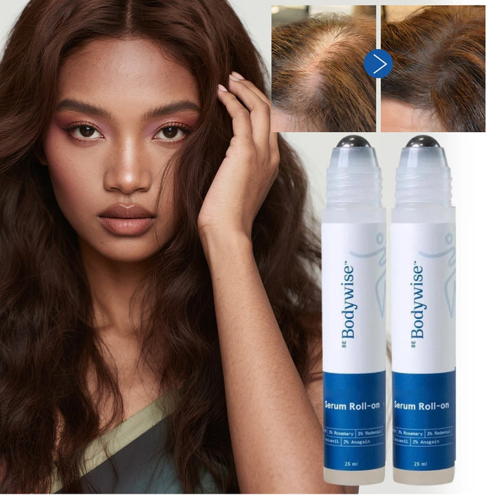 Bodywise Roll-on Ball Rosemary Scalp Treatment Essence Anti-Hair Fall Nourishing Anti-Frizz Strengthening Hair Roots Hair Care