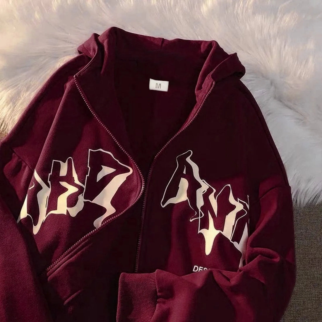 Men'S Sweatshirts Hoodies Zip Up Jacket Zip Up Hoodies Hip Hop Sweatshirt Vintage Goth Print Hooded Jacket Sudaredaras Hombre