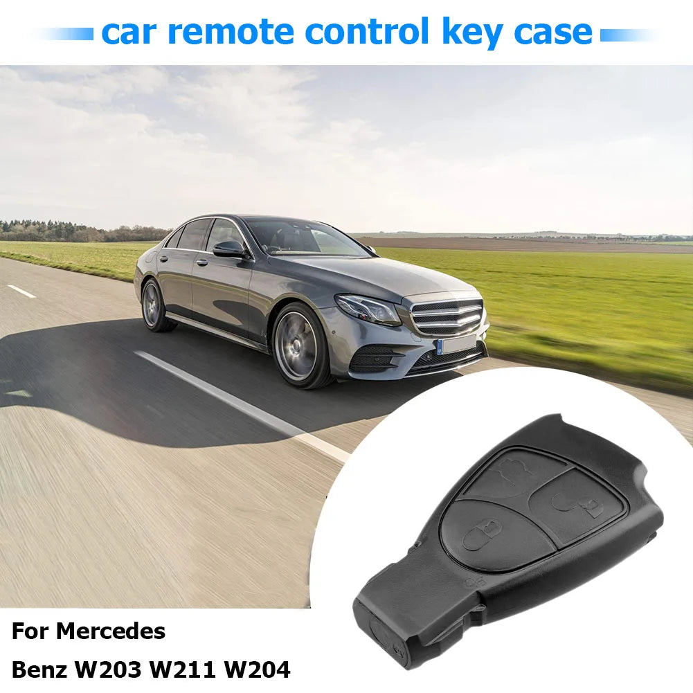 For Mercedes Benz W203 W211 W204 3 Button Car Key Replacement Remote Key Shell Case Cover for Car Auto Vehicle Accessories