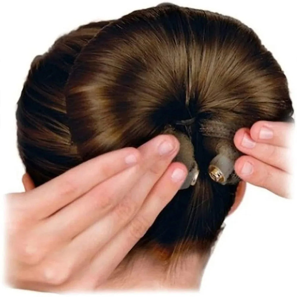 Black/Brown/Beige Magic Hair Bun Maker Donut Bagel For Hair Tools Hairpin Hair Accessories For Women Styling Braids