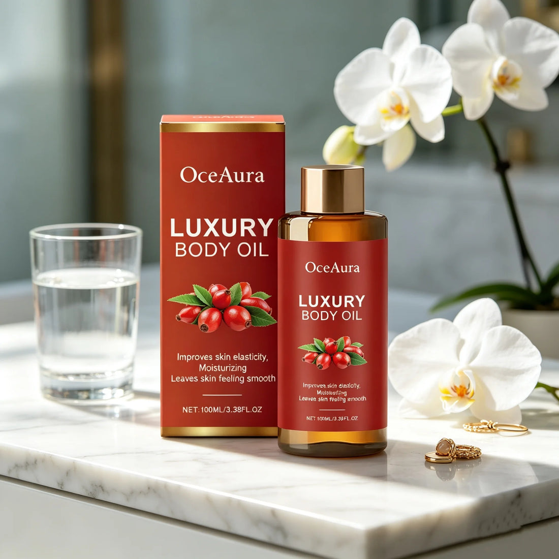Calendula Firming Body Oil Improve Skin Sagging Antioxidant Reduce Skin Discomfort Relieve Dryness Moisturizing Skin Serum Oil