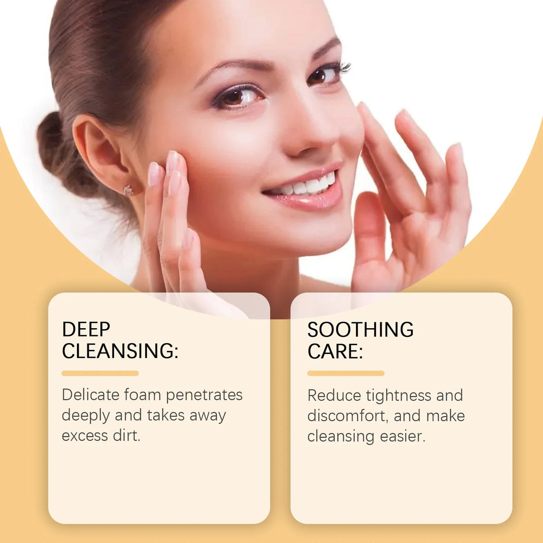 Hoygi Centella Cleanser Soothing Face Wash with Hyaluronic Acid Gentle Foam for Sensitive Skin Refines Pores Appearance Balanced Halalzen