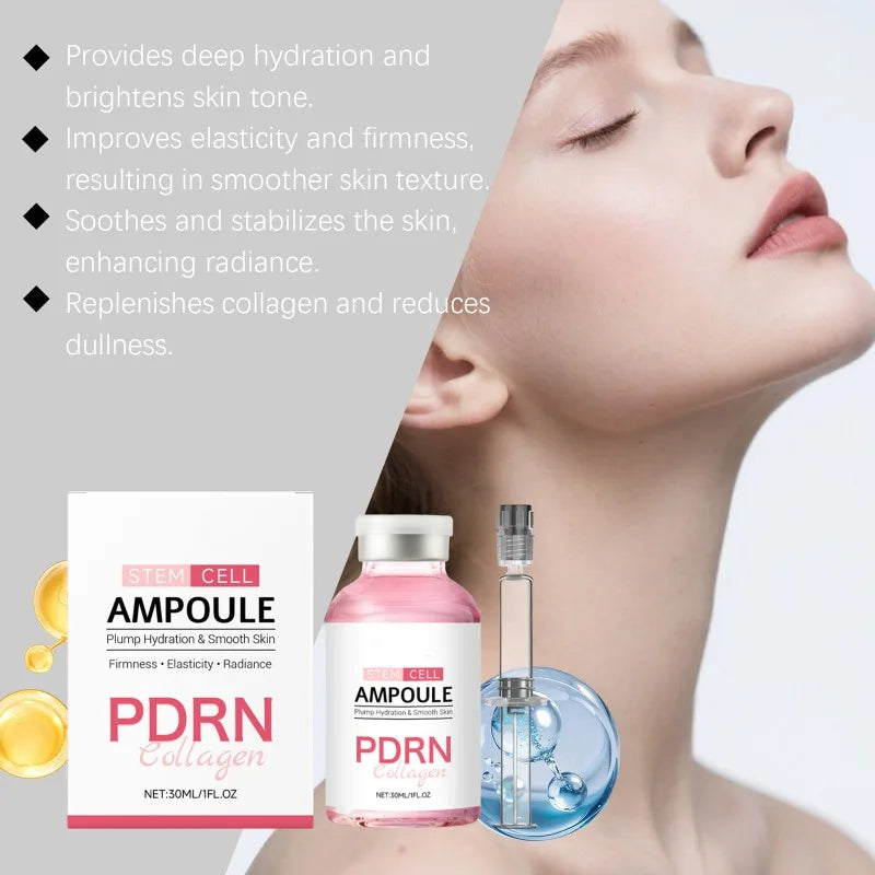 PDRN Salmon DNA Serum Ampoule Advanced Skincare Deep Repair Renew Skin Brighten Tone Strengthen Barrier Firming Facial Essence Halalzen