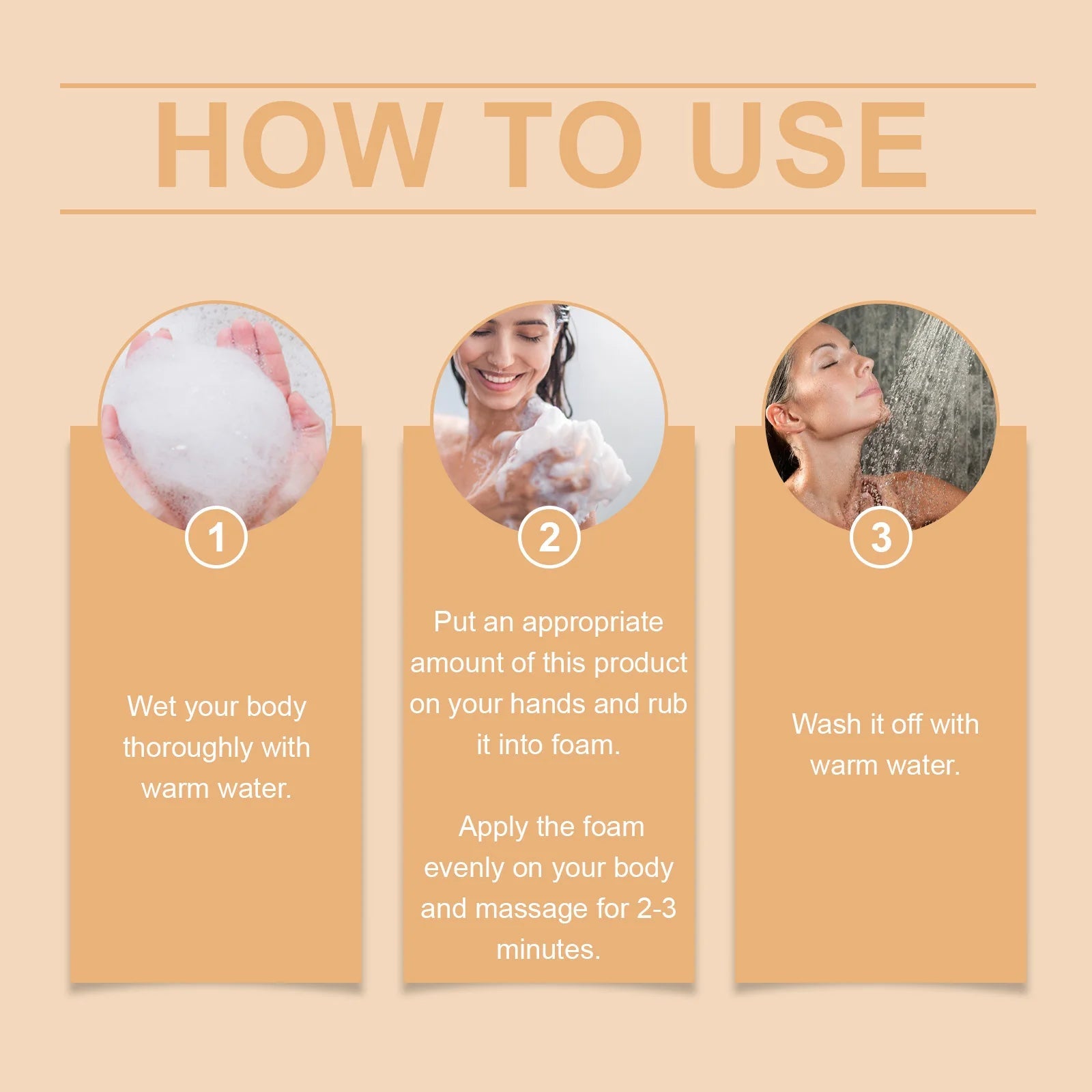 Persimmon Body Wash Remove Dirt Sweat Eliminating Odor Oil Control Exfoliating Smoothing Softening Lasting Aroma Foam Shower Gel Halalzen