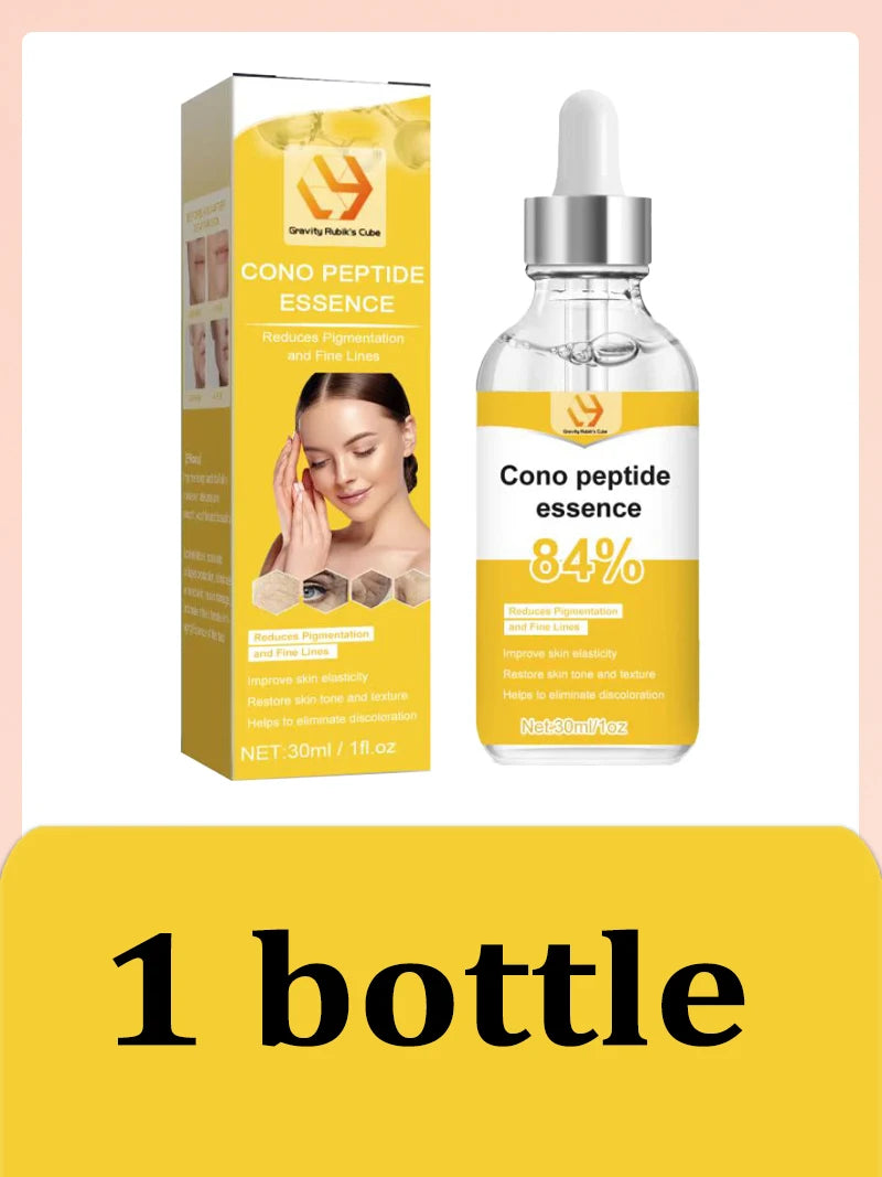 Peptide Facial Essence Serum Hyaluronic Acid Collagen Blend Deep Hydration Skin Elasticity Care Daily Beauty Treatment