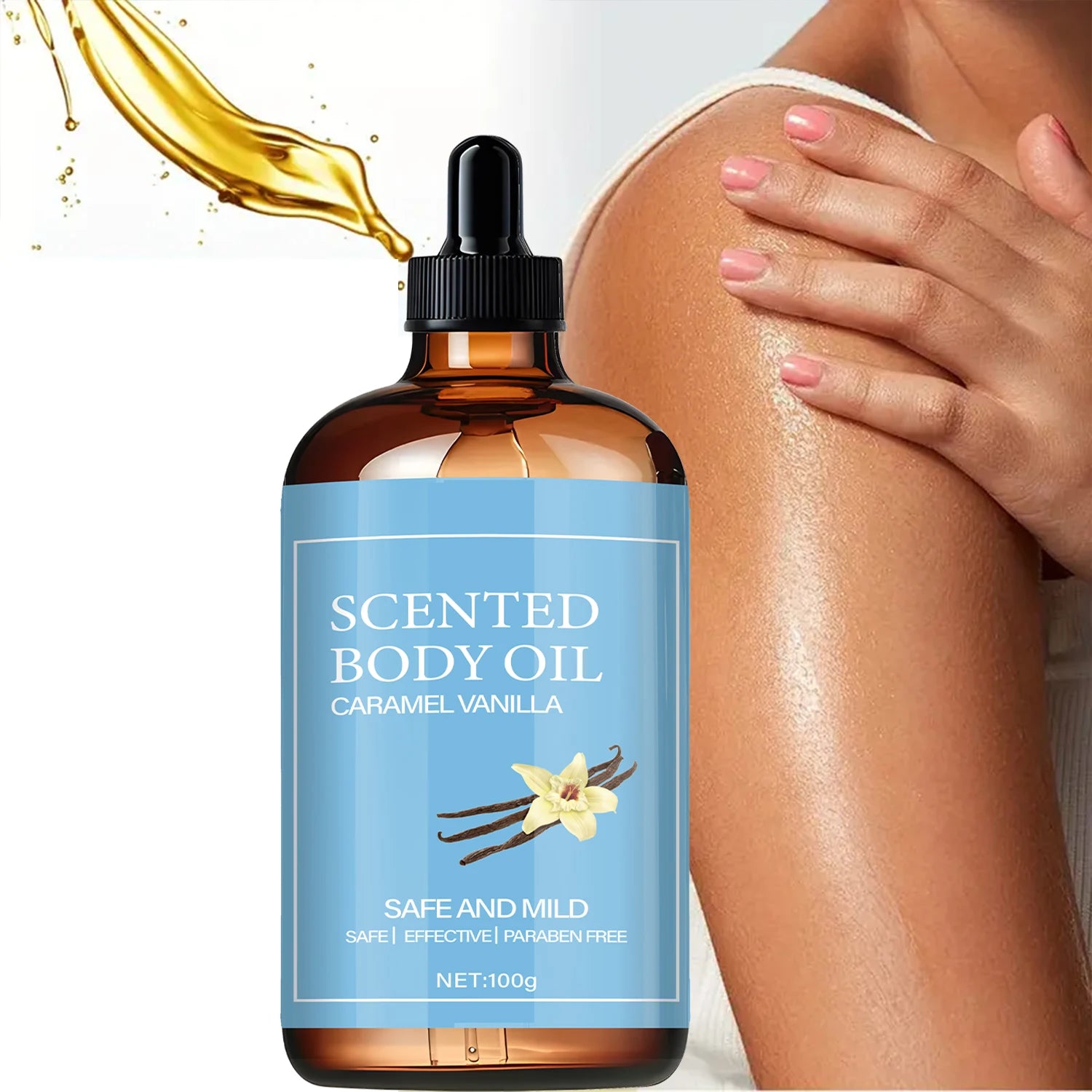 Fragrant Body Oil, Deeply Nourishing with Coconut Oil, Ascorbic Acid Strengthens the Barrier, and the Formula Is Made with Pure Plant Ingredients, Specifically Designed to Improve Dryness and Peeling Skin