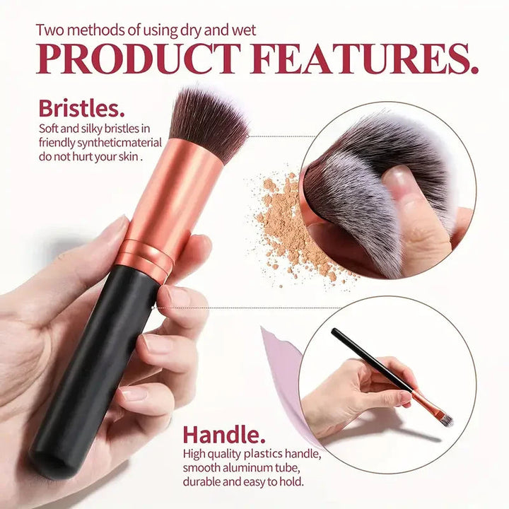14PCS Makeup Brushes Set Professional Foundation Eye Shadow Concealers Blending Blush Brush Kabuki Soft Fluffy Women Beauty Tool Halalzen