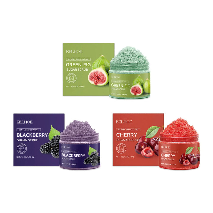 Fruity Body Scrub Gentle Exfoliating Body Wash Remove Dead Skin Brightening Remove Dark Skin Nourish Deep Cleansing Shower Scrub Halalzen
