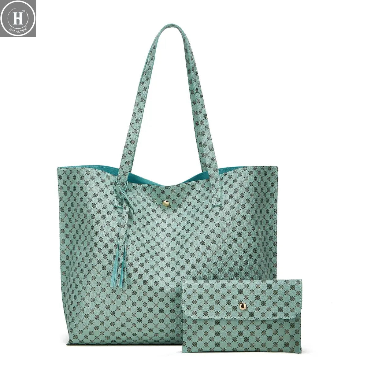 High-capacity ladies business tote bag new fashion handbag cross-border trend ladies shoulder bag large document bag HALALZEN