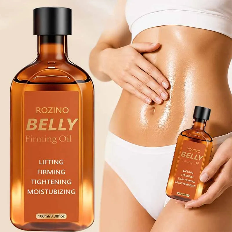 100ml Abdominal Lifting and Firming Care Oil, Quickly Absorbed in 5 Minutes, Smoothes the Abdomen, Natural Ingredients, Hypoallergenic, Deeply Moisturizes and Hydrates, Solves Problems Such as Sagging, Dryness, and Wrinkles o