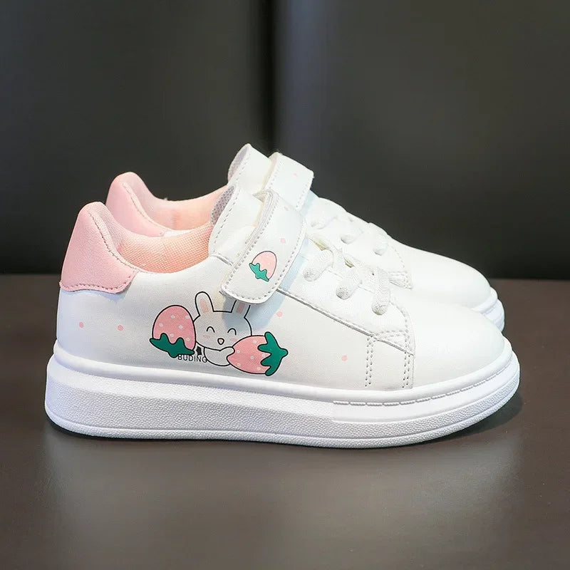 2025 Girl shoe spring Autumn Boy White Shoe Casual Running kid Shoe Anti Slip Soft Sole Sneaker kid tenis Hot selling item