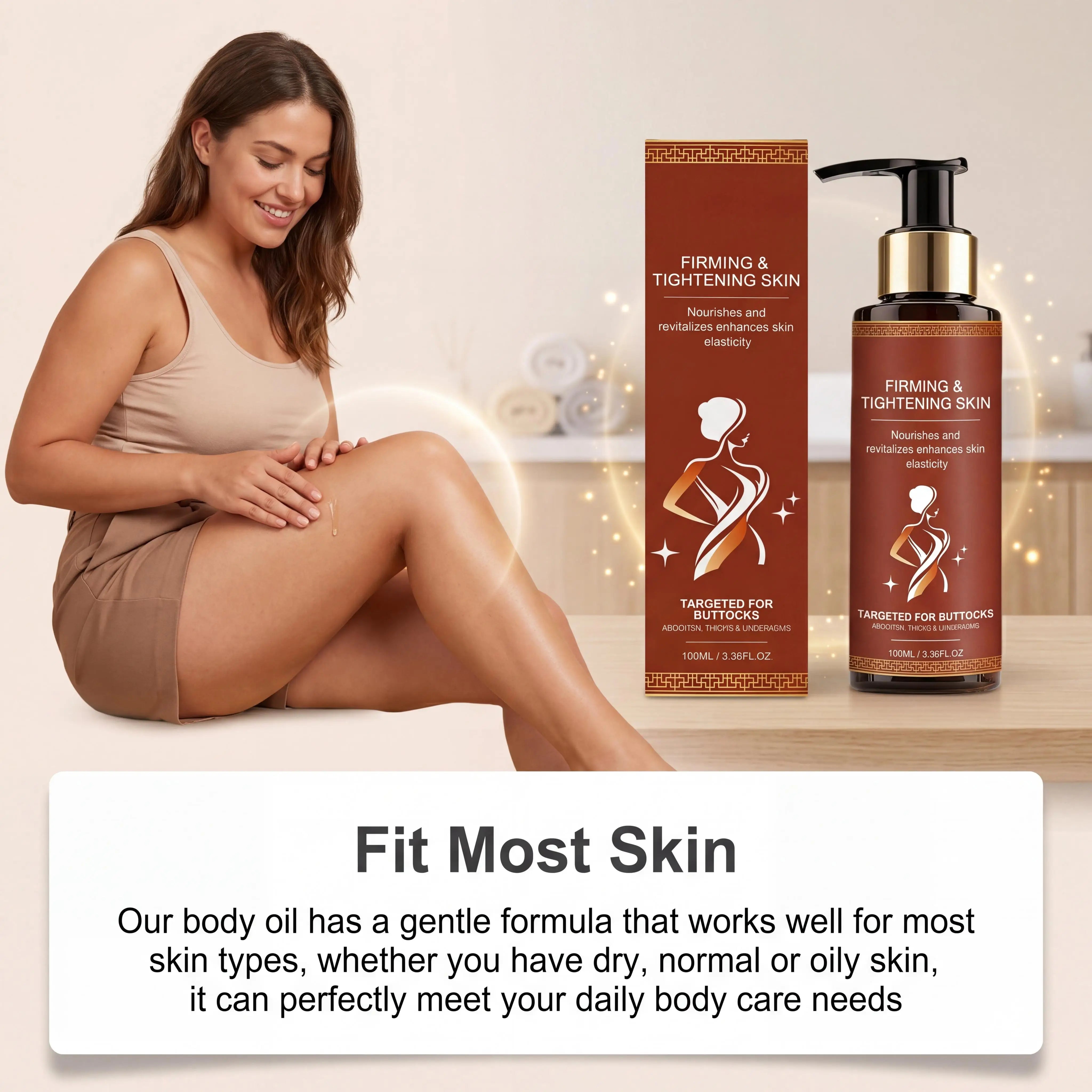 Firming Body Oil Rejuvenating Firming Sagging Skin Anti-Wrinkle Moisturizing Nourish Shaping Body Figure Korean Skin Care