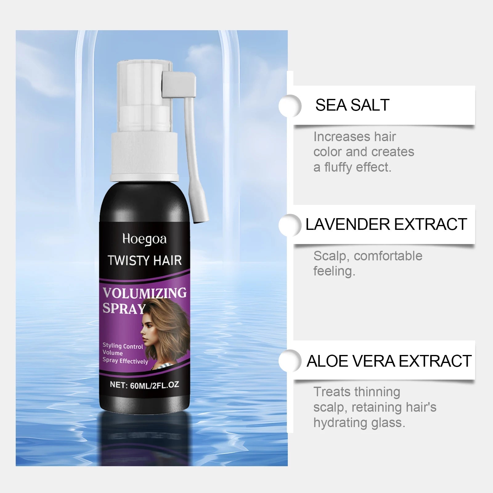 Volume Boosting Hair Spray With Collagen For Root Lift Lightweight Formula Non Sticky Feel All Day Freshness Fine Flat Oily Halalzen