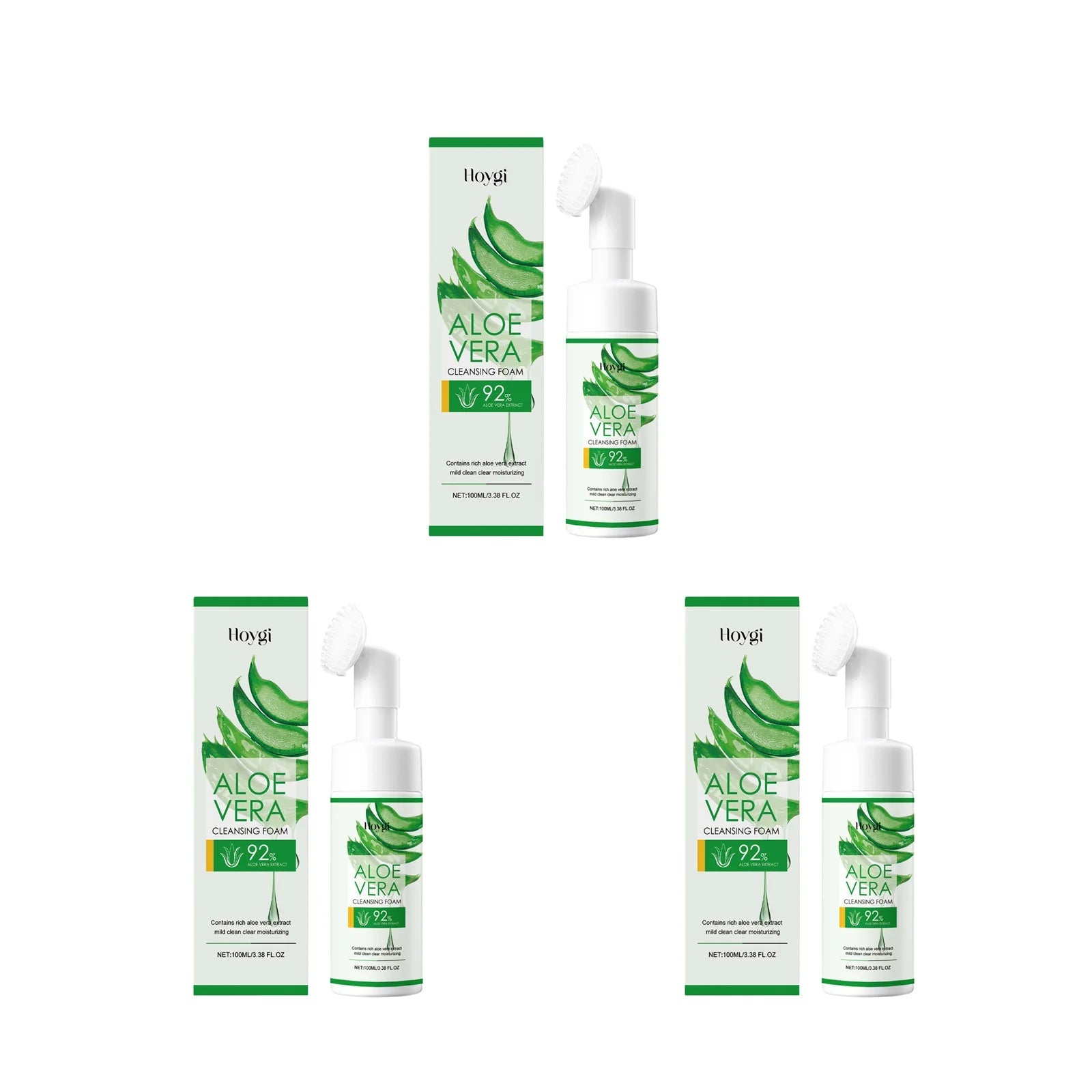 Aloe Cleansing Foam Gently Cleanses The Face Deeply Hydrates Pores Controls Oil Moisturizes And Is Comfortable Without Tightness Halalzen