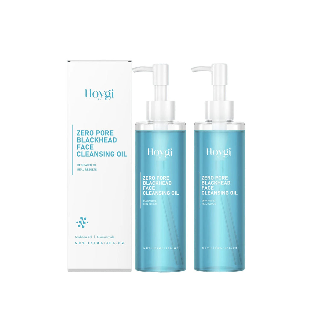 Hoygi 120ml Double Cleansing Gentle Makeup Remover for Face Eyes Soybean Oil Niacinamide No Residue Non Greasy Vegan Cleanser Halalzen