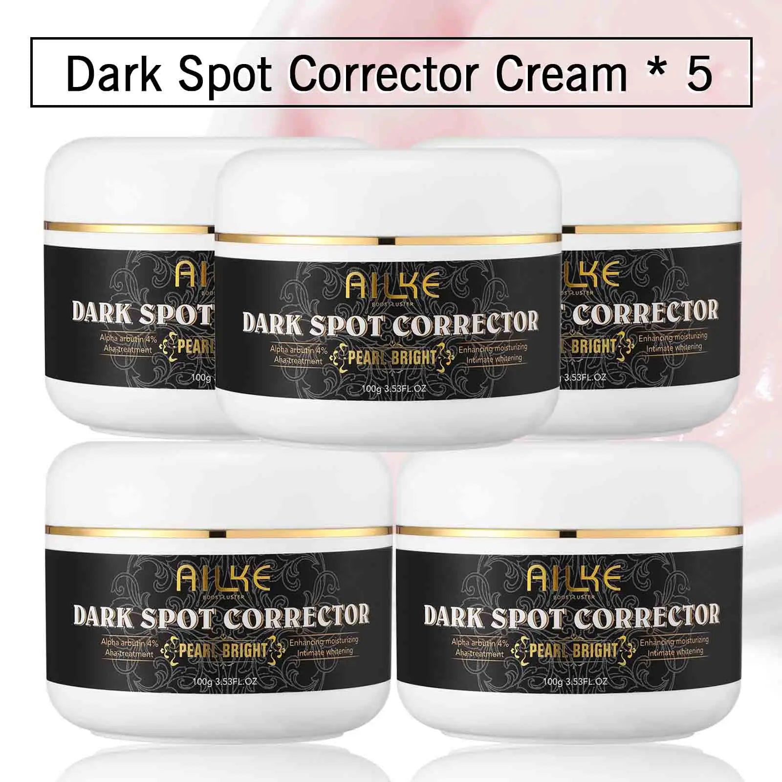 AILKE Collagen Lightening Kit, Cleansing, Moisturizer, Hydration, Dark Spots Removal Cream, Whitening, Brightening Body Lotion Halalzen