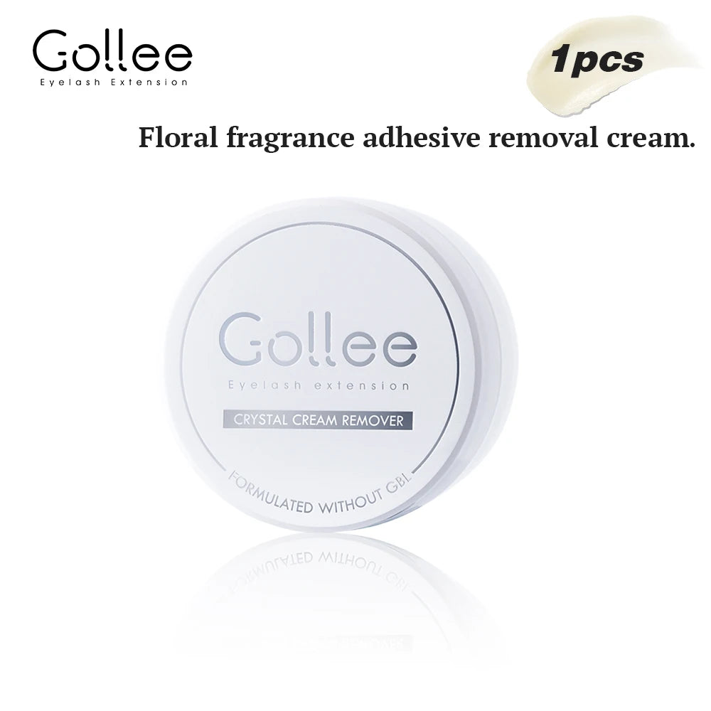 Gollee Eyelash Glue Remover Quick Unloading Adhesive Fragrance of Flowers Professional Cream Remover for Eyeslashes Makeup Tools