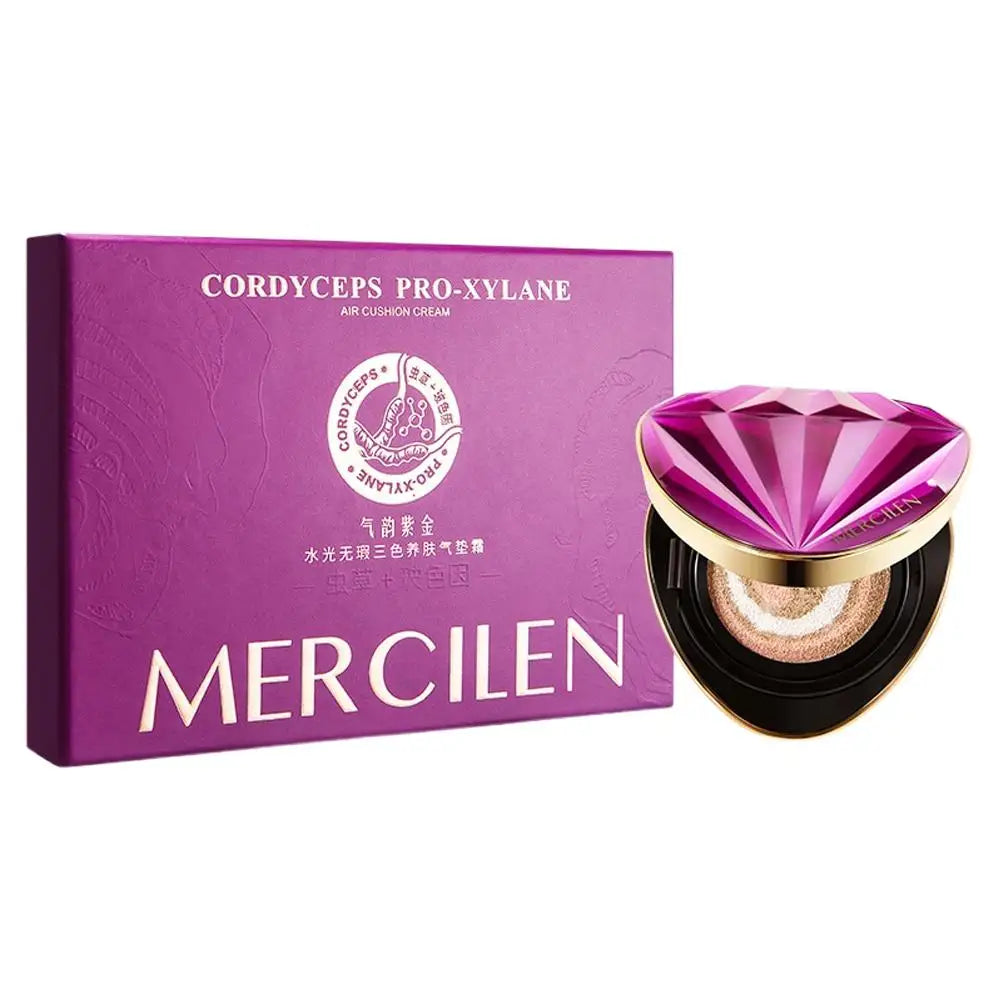 1/2PCS 3 Colors Air Cushion Plant Nourishing Skin Concealer Oil Control Moisturizing Foundation Isolating Cream Beauty Shrink Po
