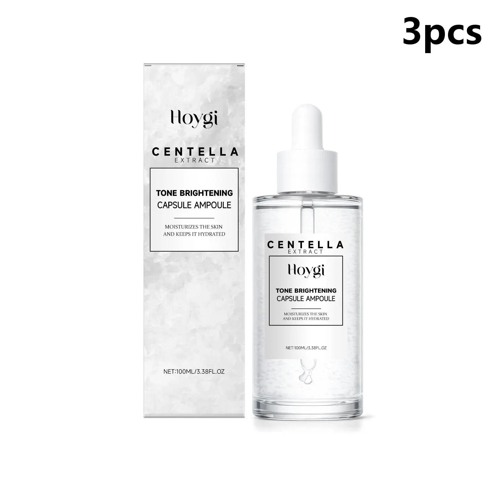 Hoygi Centella Tone Brightening Ampoule Moisturizing Facial Lifting Smooth Skin Soothing Refreshing Nicotinamide Capsule Serum