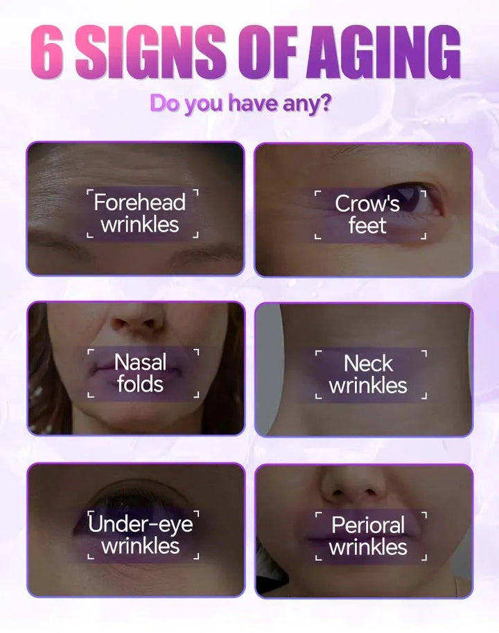 Collagen Pepide& Arginine Anti Wrinkle Facial Serum Moisturizing & Repairing Skin Fine Lines Eyes Crow's Feet Neck Wrinkles Halalzen