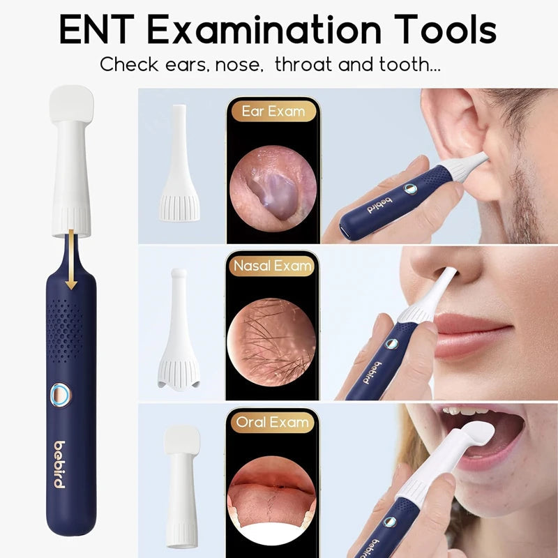 New Bebird EarSight Plus I35R Visual Ear Cleaner Bendable HD Clipable All-in-1 Earpick Earwax Removal Earpicks Ear Cleaning Tool Halalzen