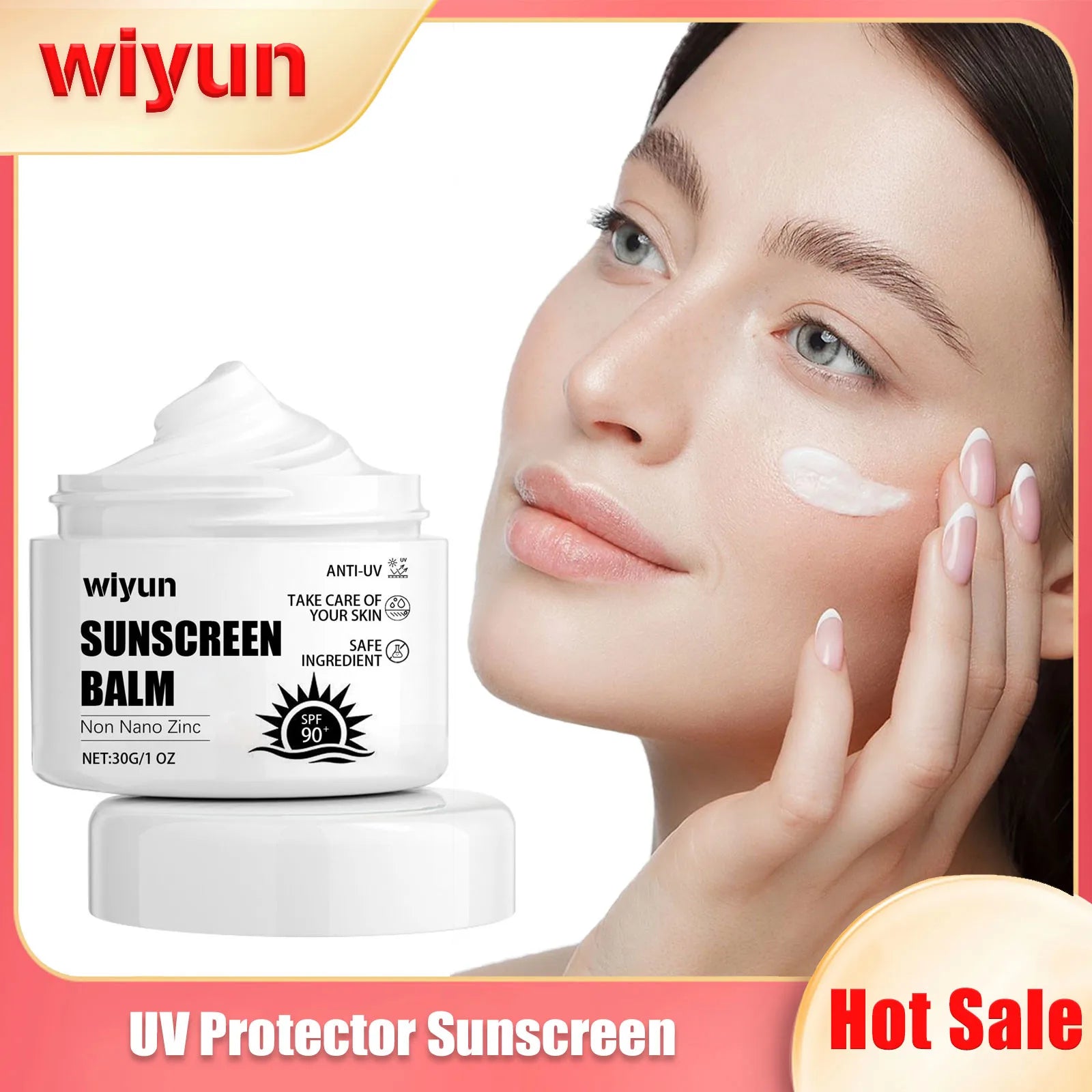 Facial Body Sunscreen Anti UV SPF90 Shine Protection Sunblock Solar Isolation Oil-Control Refresh Moisturizer Brighten Sun Cream Halalzen